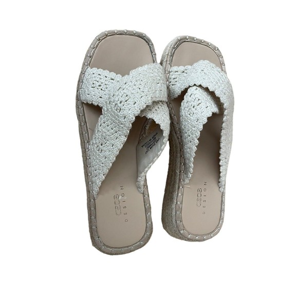 ASOS Design Women's 7‎ Jazlyn Flatform Crochet Mules - Picture 2 of 5